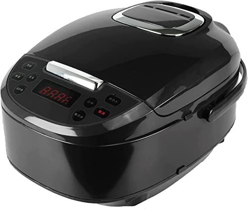 東京Deco 多機能 炊飯器 5合炊き マイコン式 ブラック 2～4人用 極厚釜 スチーム皿付き 6種類の充実のメニュー(白米 早炊き 無洗米 玄米 おかゆ 保温) 12時間保温 一人暮らし サポート 炊飯器 調理鍋 独り暮らし 3 5.5 1 独り暮らし ih 合 升 d000